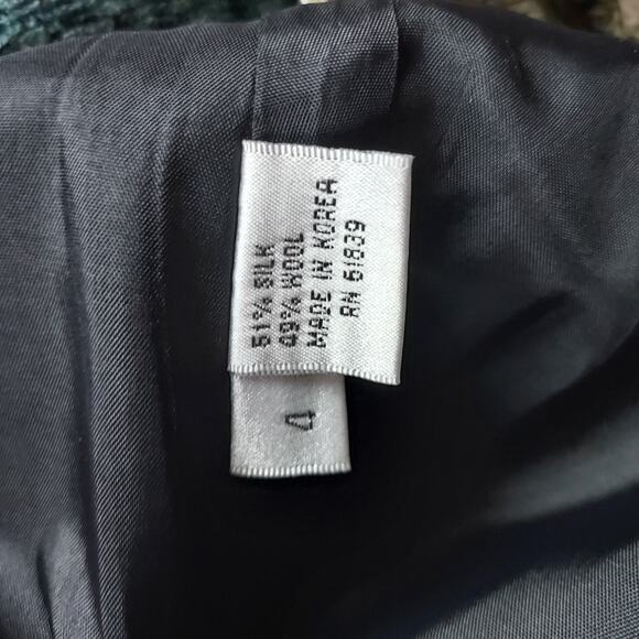 Vintage Rickie Freeman for Teri Jon Black Silk Pencil Skirt Size 4 - Picture 10 of 11